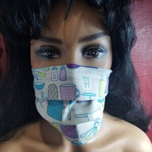 Adult Face Masks - Kitchen/Cooking - Filter Pocket - Roomy - Breathable